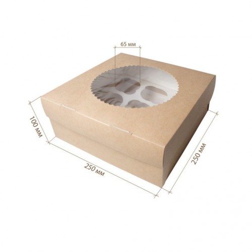 Коробка для капкейков ECO MUF 9